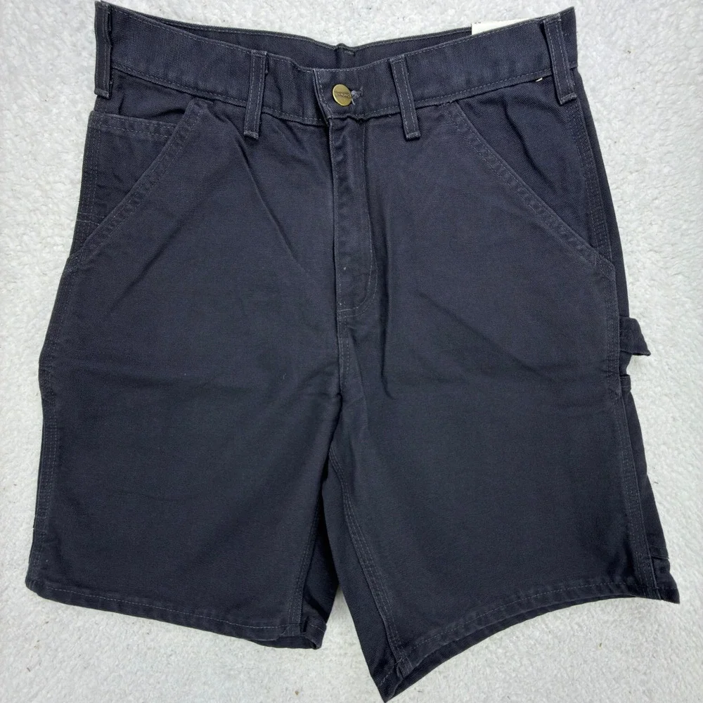 Carhartt Washed Duck Work Shorts Mens 29 B25 PTB Petrol Blue NWT NOS